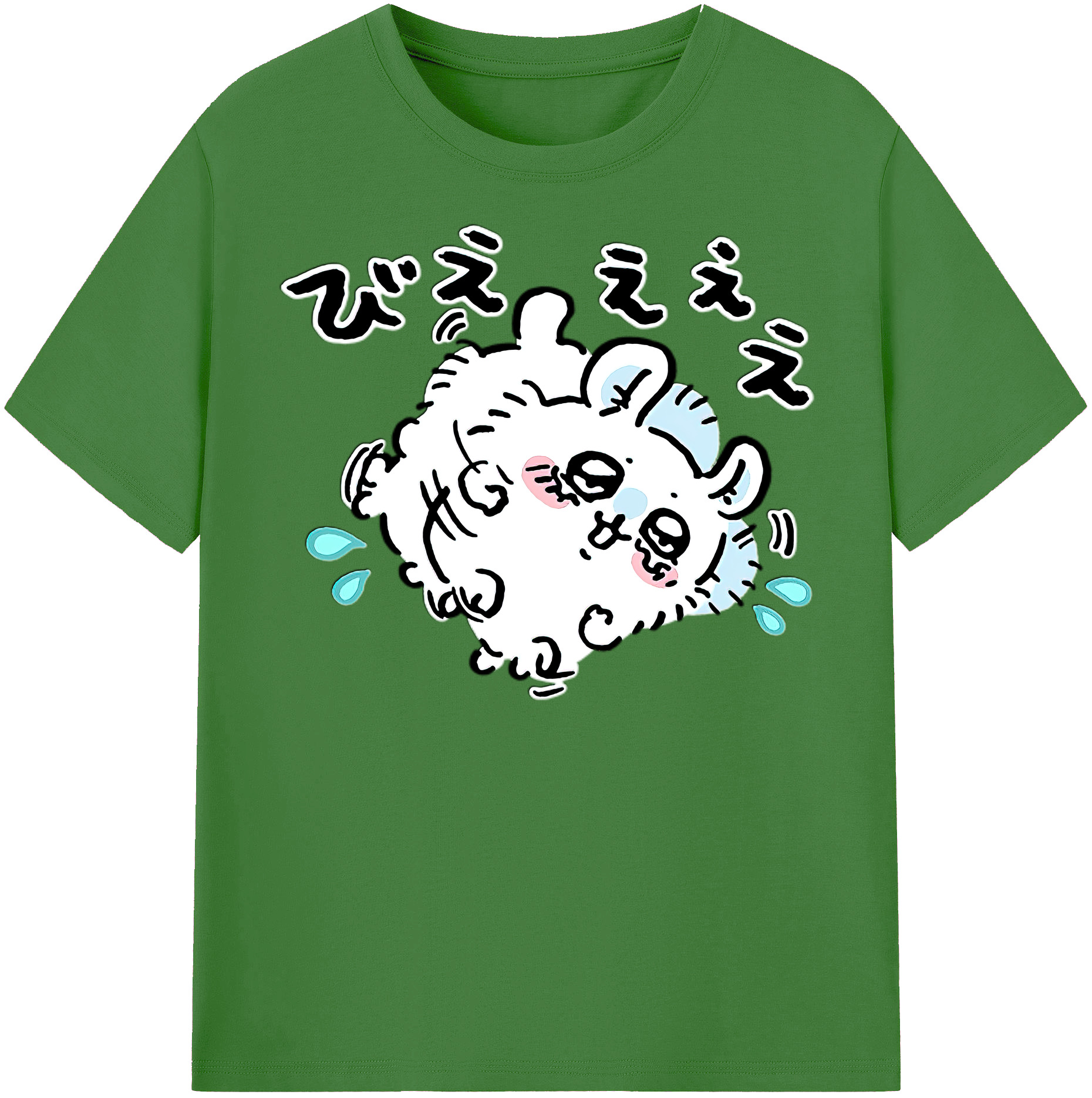 （画像用） ちいかわ モモンガ Chii-kawa Momonga レディースカジュアルプリントTシャツ（綿100％）